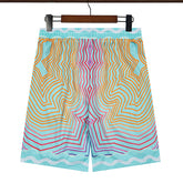 Casablanca Multi Color Printed Short #344